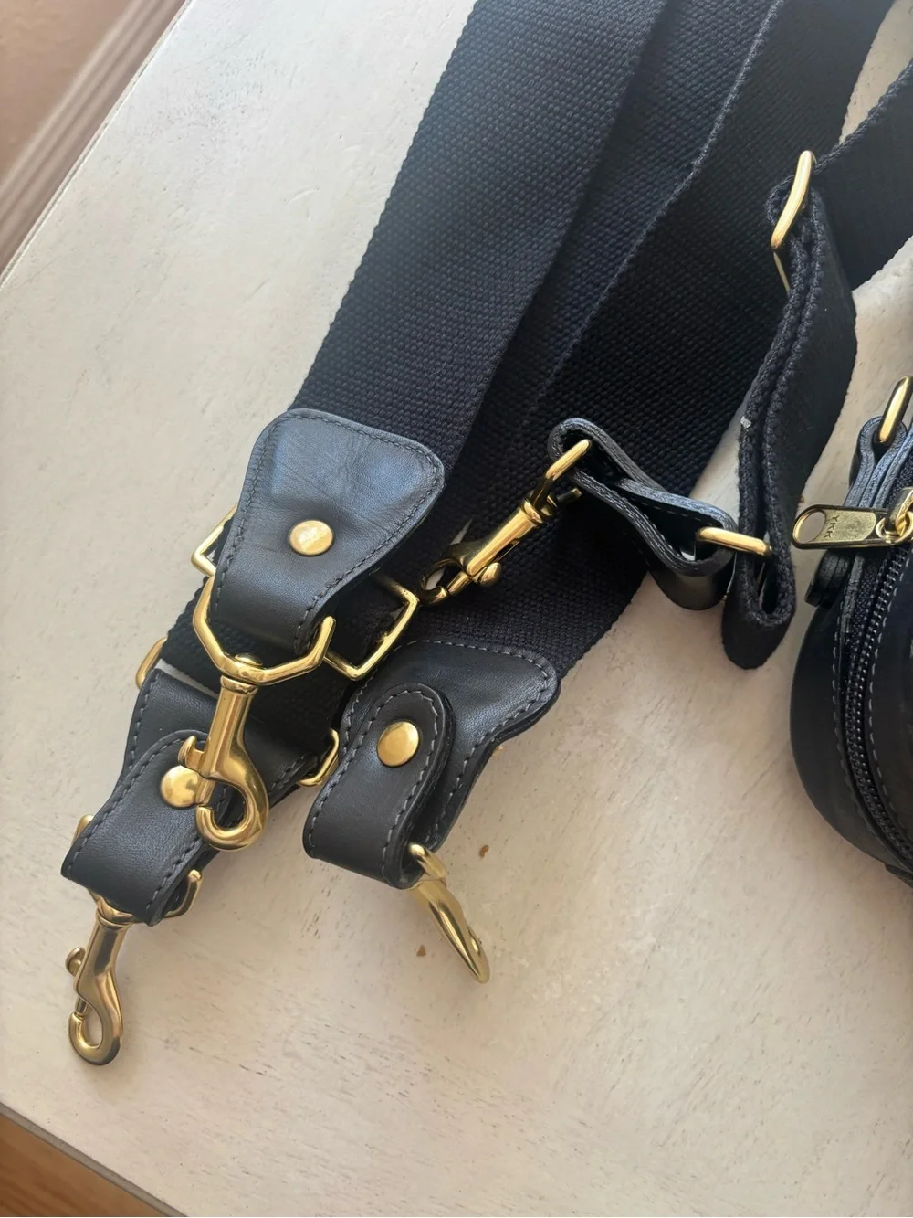 Courier Ruc Case in black grain leather